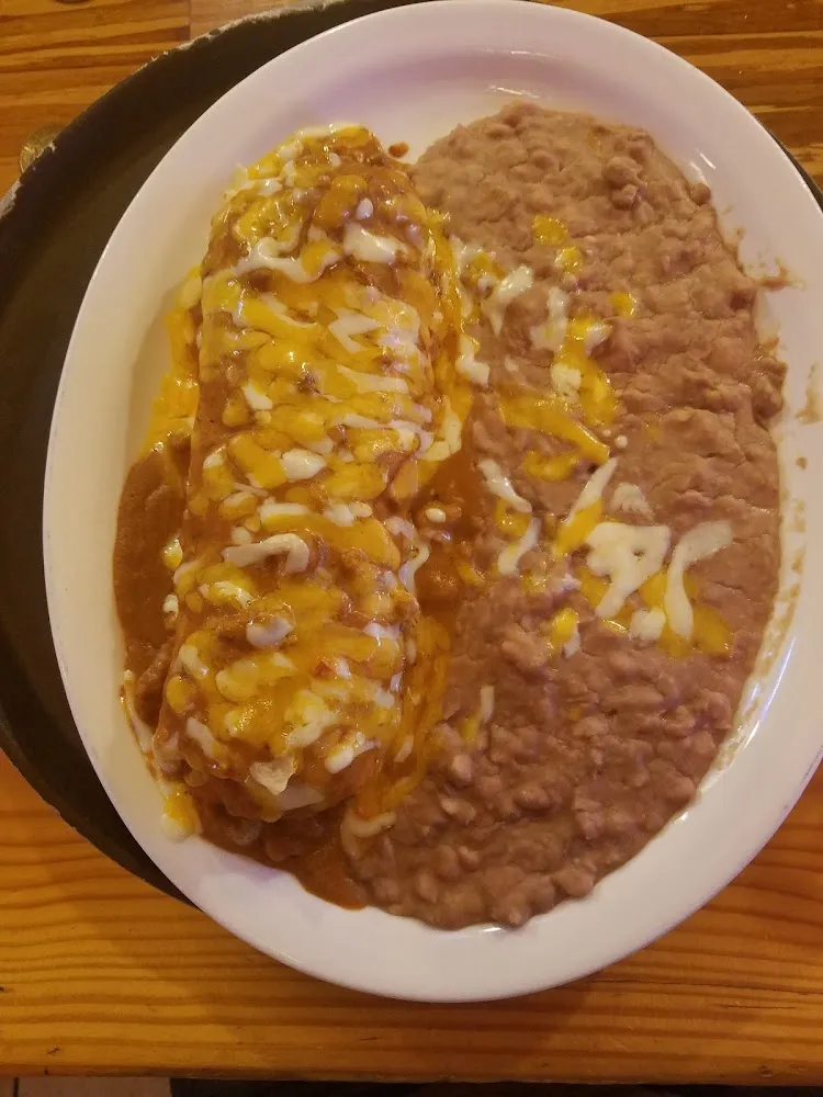 Enchiladas and Beans